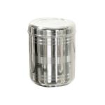 Mili Mercury Kitchen Kitchen storage container l Ubha Steel Dabba l Stainless Steel Ubha Dabba l steel container with lid l steel container for kitchen storage set l steel container set (1500 ml ,Rainbow finish, 1 Piece, 26 Guage)