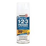 Rust-Oleum ZINSSER 2008 Bulls Eye 1-2-3 Primer Spray Paint White, 340 grams