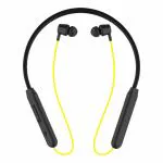 iBall Neckwear Rhythm Bluetooth Neckband earphone with Mic (Black & Yellow)