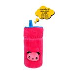 The Little Lookers Bottle Cover for Philips Avent/Wide Neck Feeders Soft Plush Stretchable Baby Feeding Bottle Cover with Easy to Hold Strap (Pink, Wide Neck 240-330ml/8-11OZ)