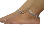 Mewow Trends Forest's whisper Adjustable Alloy Anklet (Pair of 2)