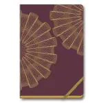 Navneet HQ | Hard Cover Gold Rush Notebook - Maroon for Office Use and Gifting | Single Line | A5 Size - 21 cm x 14.8 cm | 192 Pages | Pack of 1