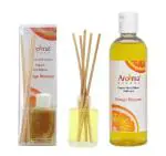 Aroma Galaxy Orange Blossom Scented Reed Diffuser Oil with Refill Bottle 200 ml