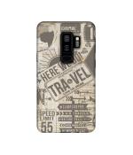 Casotec Travel Design 3D Printed Hard Back Case Cover for Samsung Galaxy S9 Plus