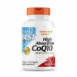 Doctor's Best High Absorption CoQ10 with BioPerine, 100 mg, 120 Softgels