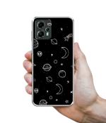 Casotec Space Stars Universe Printed Silicon Soft TPU Back Case Cover for Motorola Moto G13 4G
