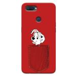 Mobiera Pocket Dog Design Printed Back Cover Case For Oppo A12