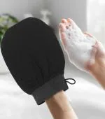 CLICKCART Exfoliating Gloves for Dead Skin Removal | Moroccan Bathing Hammam Glove Mitt -Microdermabrasion at Home, Lift Away Dead Skin,Tan Removal,