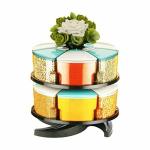 B M INTERNATIONAL Revolving Spice Rack Masala Rack Spice Box Masala Box Masala Container Condiment set of 12-300 ml Plastic Grocery Container