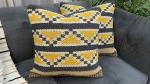 Nature4U Set of 2 Boho Throw Cushion Covers for Couch Decorative Coushion Covers Bedroom Living Room