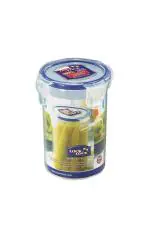 Lock & Lock Transparent Plastic Airtight Food Storage Container with Leak Proof Lid 350 ml