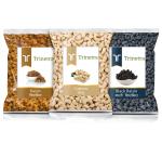 Trinetra Kaju 100g, Kishmish 100g, Kali Kishmish 100g Combo Pack 300g