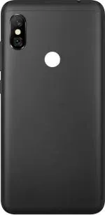 PURPLESAVVY Black Aluminium Alloy Back Panel For Xiaomi Redmi Note 6 Pro