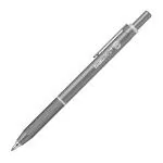 Scrikss Twist 2.0mm Mechanical Pencil with Lead, Matte Black Plated Aluminium Body, Mini Removable Sharpener, Push Mechanism, Retractile Function - Grey