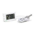 RCSP Plastic Body Freeze Digital Portable Thermometer For Cold Freezer And Fridge Indoor And Outdoor Room Temperature Sensor (White)