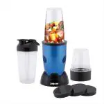 Jaipan High Speed Nutri Blender/Mixer/Smoothie Maker, 100% Pure 450 Watt Copper Motor 450-Watt, Blender Juicer,3 in1 Grind, Mix, Blend Stainless Steel Blades, 2 Unbreakable Jars with 3 Lid