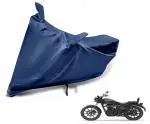 Auto Hub Waterproof Bike Cover Compatible with Meteor 350 -(Fabric:-Polyester, Color:-Navy )