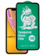 Easkay Iphone 11 Transparent Scratch Resistant 11D Tempered Glass Screen Guard