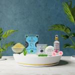 Rushi Khadi Aloevera Face Pack Powder 100 gm And Rose Water 210 ml With Neem Patti Milky Soap 100 gm