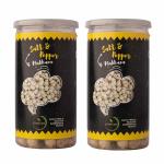 GREENLAND Roasted Makhana (Foxnut) (Pack of 2, 75g Each) Healthy & Crunchy Snacks | Gluten Free | Rich in Protein | Zero Trans Fat | Flavor: Salt & Pepper