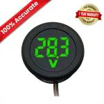 amiciSense DC 5-100V Voltmeter, 3-Digit LED Digital Display Voltage Detector