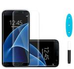 Ragro Transparent Tempered Glass Guard For Samsung Galaxy S7 Edge