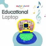 Myhoodwink Educational Laptop Computer - Learning Alphabet and Numbers with LED Display and Music for Kids