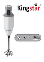 Kingstar Hand Blender || Multipurpose Stainless Steel Blade || Blender For Food And Cream Mix Blend For Juice Making Hot & Cold Dishes