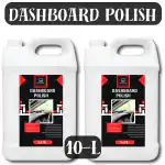 BLISS & BLUSH Car Dashboard Polish 10L Car Polish, Dashboard Polish, Scratch Remover, Car Interior Cleaner (Vinyl Leather)