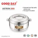 Good Day Astron Insulated Stainless Steel Casserole 2000ml