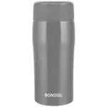 Borosil Hydra Cosmic Black 320 ml Stainless Steel Double Wall Vacuum Insulated Flask Water Bottle | 6 Hours Hot & 8 Hours Cold