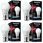 Panasonic Cool Day White 9W LED Radar Motion Sensor Bulb with B22 Lamp Base (Pack of 4)