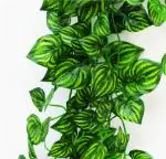 SHIMMER Artificial Vine Creeper Plants for Home Decor Main Door Wall Balcony Office Decoration - Contains 30 Leaves -Each String 7.0 ft, Green (Pack of 3)