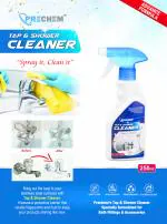 PRECHEM Eco-Friendly Tap And Shower Cleaner & Shiner | Remove Rust, Limescale, Hard Water Stain, Soap Scum & Resists Streaking | Natural Fragrance | 250ml Pack