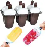 JIGSHTIAL BPA Free Manual Ice Cream Maker - 50 ml (6 Compartments)