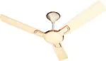 Zigma Hero Prime 1200 Mm 3 Blade Energy Saving With Anti Dust Ceiling Fan, Ivory, Gold