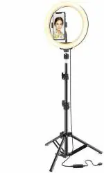 Webilla 10 Inch Ring Light Metal Tripod Stand