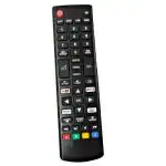 EHOP Compatible Remote Control For Crown Smart LED LCD TV With Youtube, Netflix And Primevideo Buttons