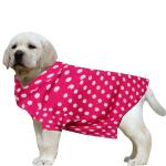 Western Era Super Soft Trendy Printed Shirt , Ultra Comfort Dog Apparel, Cotton Printed Breathable Basic Vest Dog Shirt, Cute Lightweight Thin Shirt For Your Furies (Large - 20 inch) (Polka Pink)