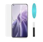 Inclu Premium (UV) Tempered Glass Screen Protector For Oppo Find X2 Pro Advanced Border-Less and Case Friendly Full Screen Coverage [Except Edges] With Easy Installation kit (Transparent)