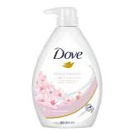 Dove White Refreshing Sakura Blossom Body Wash With Himalaya Pink Salt, Go Fresh Shower Gel With Soothing, Floral Scent, 1000 Ml