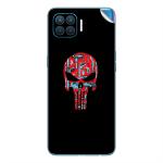 GADGETSWRAP Printed Vinyl Skin Sticker for Oppo F17 Pro - Punisher Skull Guns