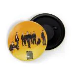 Dhcrafts Orange Metal K- Pop Nct D1 Printed Fridge Magnet, 5.8 Cm