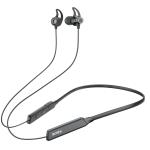Intex Musique Trend Bluetooth in Ear Wireless Neckband with Up to 30H Playtime ASAP Charge, Dual Connectivity, Inbuilt AI Assistant and Magnet Earbuds Lock (Pearl Black)