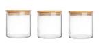 INDUSBAY Clear Glass Jars & Containers 680 Milliliters