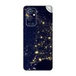 GADGETSWRAP Printed Vinyl Skin Sticker for Oneplus 9 Pro - Grid Map Usa Power
