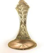 SHLINCO SHLINCO Brass Pooja Spoon Set Of 1 , Panchamrit Spoon , Goden Brass Punchamrit Spoon , Used in Temple , Hawan ,Shadi , Spiritual Use.Pack Of 1 Brass (1 Pieces, Gold)