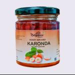The organic fusion Honey Infused Cherry Karonda | 100% Raw Natural Honey | No Added Sugar| 250 Gm