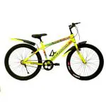 CLIFF CROXS Bloom Steel Frame Power Brake Bicycle/Bike Without Gear Single-Speed - Yellow, Ideal for 5 to 8 Years