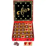 Expelite Beautiful Love Gifts For Girls 25 pc Romantic Chocolate Gift Box Bars (25 Units)